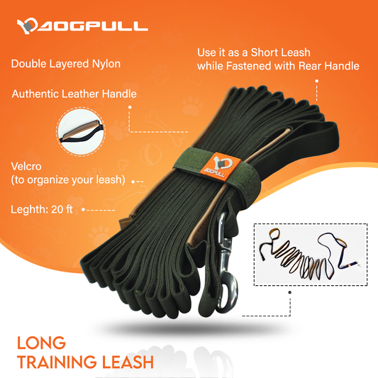 Dogpull Long Training Leash